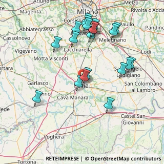 Mappa Via Maestri, 27100 Pavia PV, Italia (16.7265)