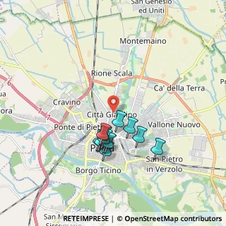 Mappa Via Maestri, 27100 Pavia PV, Italia (1.53917)