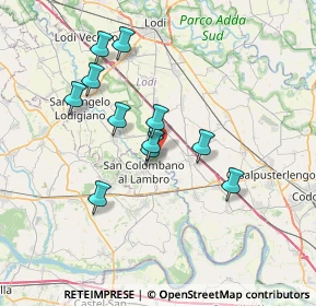 Mappa 26812 Lodi LO, Italia (6.28818)