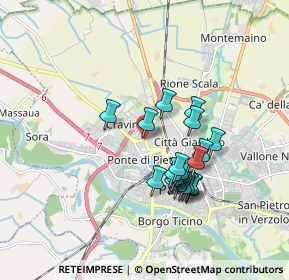 Mappa Via Torquato Taramelli, 27100 Pavia PV, Italia (1.508)