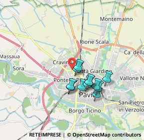 Mappa Via Torquato Taramelli, 27100 Pavia PV, Italia (1.3825)