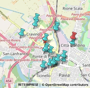 Mappa Via Torquato Taramelli, 27100 Pavia PV, Italia (0.874)