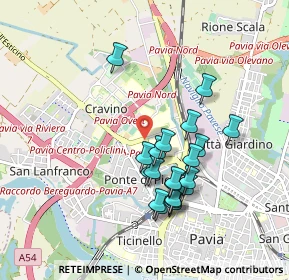 Mappa Via Torquato Taramelli, 27100 Pavia PV, Italia (0.832)