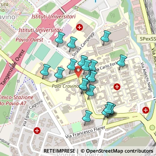 Mappa Via Torquato Taramelli, 27100 Pavia PV, Italia (0.19524)