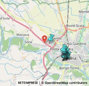 Mappa Raccordo Bereguardo - Pavia, 27100 Pavia PV, Italia (1.99167)