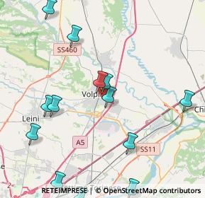 Mappa Via Fiume, 10088 Volpiano TO, Italia (5.83118)