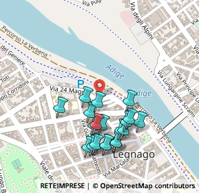 Mappa Via Carceri, 37045 Legnago VR, Italia (0.225)