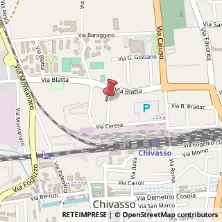 Mappa Via I° Maggio, 12, 10034 Chivasso, Torino (Piemonte)