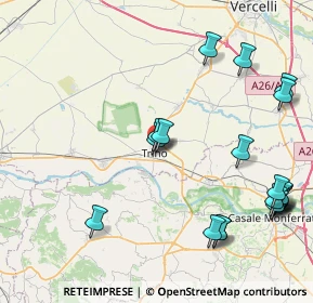 Mappa P.za Fratelli Comazzi, 13039 Trino VC, Italia (10.3325)