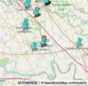 Mappa Via dei Gelsomini, 26812 Borghetto Lodigiano LO, Italia (10.4695)