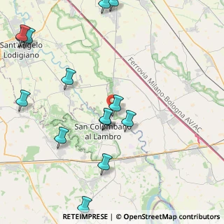 Mappa Via dei Gelsomini, 26812 Borghetto Lodigiano LO, Italia (5.73733)