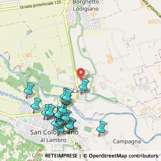 Mappa Via dei Gelsomini, 26812 Borghetto Lodigiano LO, Italia (1.2775)