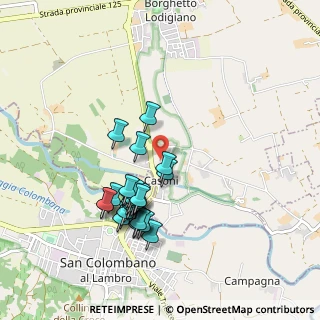 Mappa Via dei Gelsomini, 26812 Borghetto Lodigiano LO, Italia (0.86786)