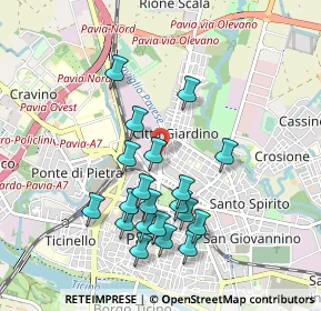 Mappa Via Francesco Rismondo, 27100 Pavia PV, Italia (0.912)