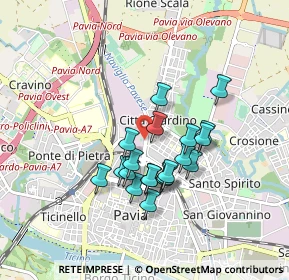 Mappa Via Francesco Rismondo, 27100 Pavia PV, Italia (0.708)
