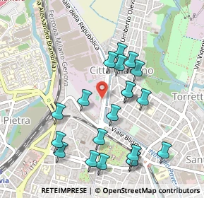 Mappa Via Francesco Rismondo, 27100 Pavia PV, Italia (0.49)