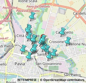 Mappa Via Torretta, 27100 Pavia PV, Italia (0.721)