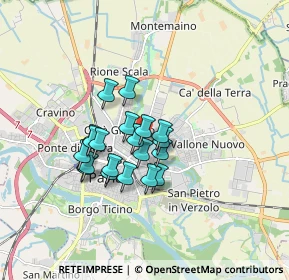 Mappa Via della Torretta, 27100 Pavia PV, Italia (1.2515)