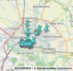 Mappa Via Torretta, 27100 Pavia PV, Italia (1.4525)