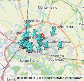 Mappa Via Torretta, 27100 Pavia PV, Italia (1.525)