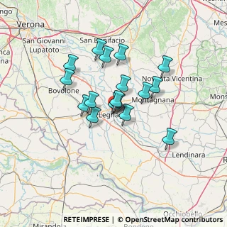 Mappa Via Principe Umberto, 37045 Legnago VR, Italia (10.33353)