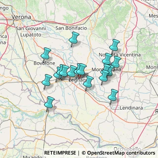 Mappa Via Principe Umberto, 37045 Legnago VR, Italia (11.16889)