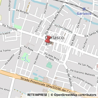 Mappa Via Guglielmo Marconi, 8, 27026 Garlasco, Pavia (Lombardia)