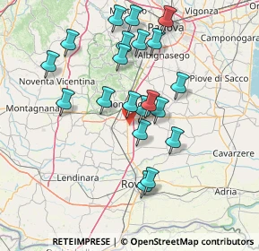 Mappa Via Erbecé, 35043 Monselice PD, Italia (13.952)