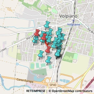 Mappa Via Udine, 10088 Volpiano TO, Italia (0.23448)