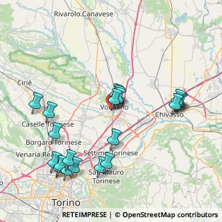 Mappa Via Udine, 10088 Volpiano TO, Italia (8.958)