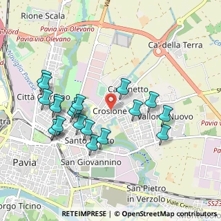 Mappa Via Lucania, 27100 Pavia PV, Italia (0.9785)