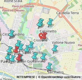 Mappa Via Lorenzo Fasolo, 27100 Pavia PV, Italia (1.177)