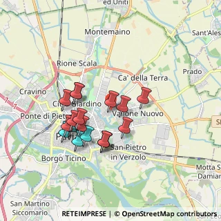 Mappa Via Lucania, 27100 Pavia PV, Italia (1.56368)