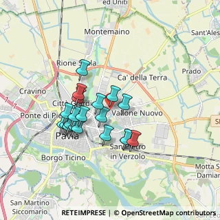 Mappa Via Lucania, 27100 Pavia PV, Italia (1.4995)