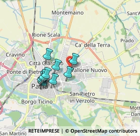 Mappa Via Lucania, 27100 Pavia PV, Italia (1.47818)