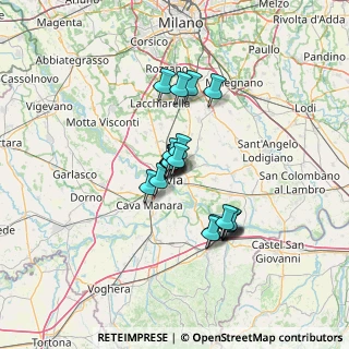 Mappa Via Lucania, 27100 Pavia PV, Italia (9.771)
