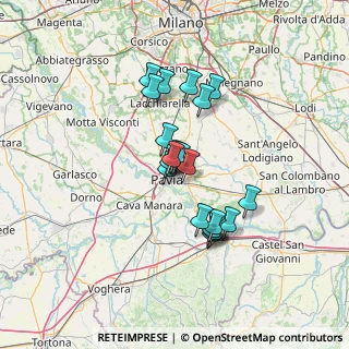 Mappa Via Lucania, 27100 Pavia PV, Italia (10.4925)