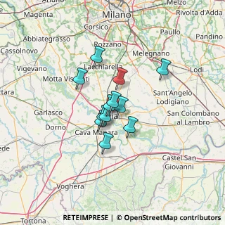 Mappa Via Lucania, 27100 Pavia PV, Italia (8.22417)