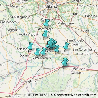 Mappa Via Lucania, 27100 Pavia PV, Italia (7.67733)