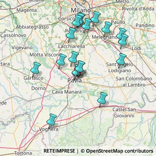 Mappa Via Lucania, 27100 Pavia PV, Italia (15.43842)