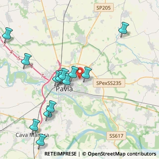 Mappa Via Lucania, 27100 Pavia PV, Italia (4.62308)
