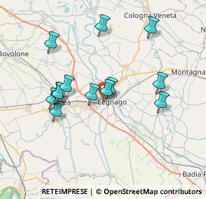 Mappa Via Fante, 37045 Legnago VR, Italia (6.81385)