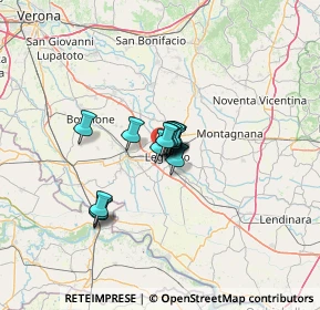 Mappa Via Fante, 37045 Legnago VR, Italia (6.775)