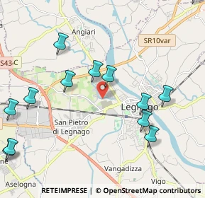 Mappa Via del Fante, 37045 Legnago VR, Italia (2.58231)