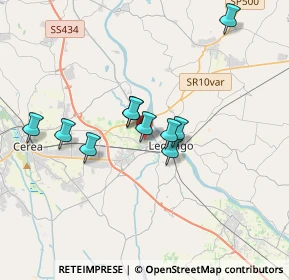 Mappa Via Fante, 37045 Legnago VR, Italia (3.44091)