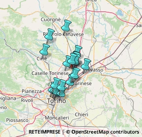 Mappa Viale Partigiani, 10088 Volpiano TO, Italia (9.2755)