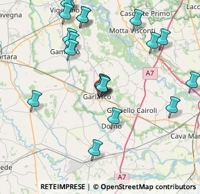 Mappa Vicolo Spinoso, 27026 Garlasco PV, Italia (8.675)