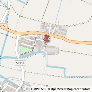 Mappa Via Vigalfo, 8, 27010 Villanterio, Pavia (Lombardia)