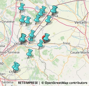 Mappa Via Faldella, 13044 Crescentino VC, Italia (16.029)