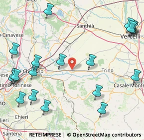 Mappa Via Faldella, 13044 Crescentino VC, Italia (23.281)